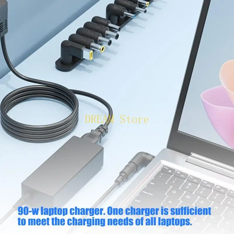 90W Laptop Power Supply with 12 Heads for Office and Indoor Use Best Sale