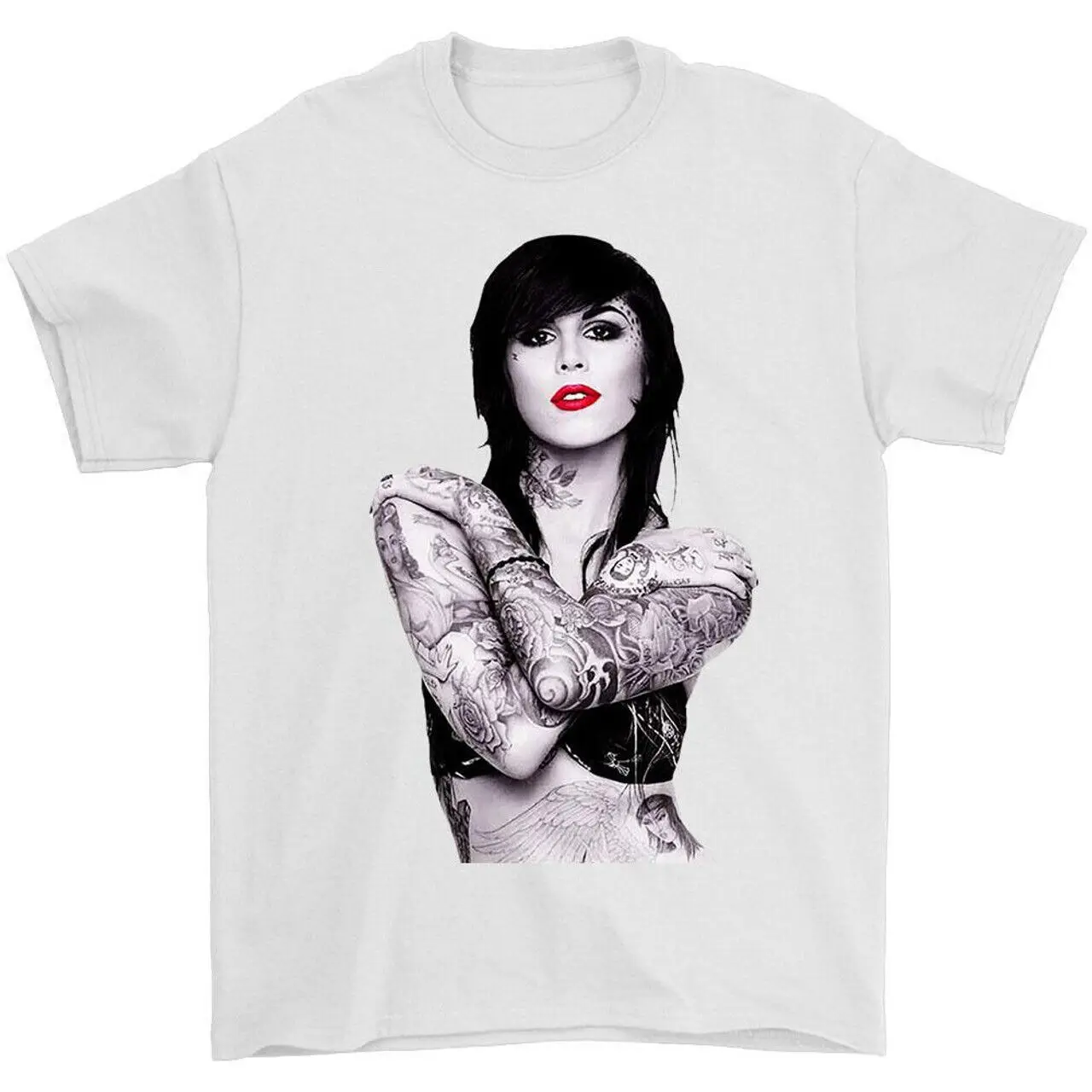 Kat Von D Katherine Tattoo T Shirt Size S M L 234XL EE1506