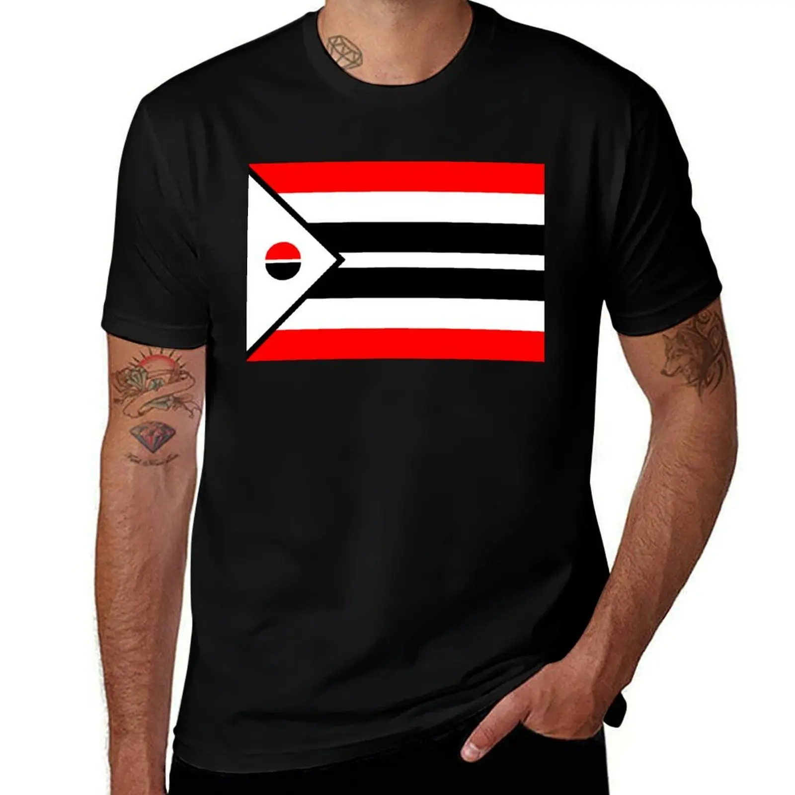 Flag of Arapaho Nation Indian reservation USA T-Shirt Sun Protective Outdoor Tee Top