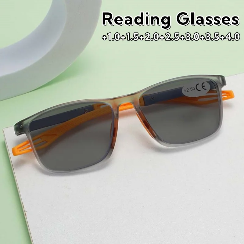 

New Ultra Light Fashionable Presbyopia Sunglasses HD Eye Protection Sporty Simple Anti-blue Light Eyeglasses +1.0 To +4.0