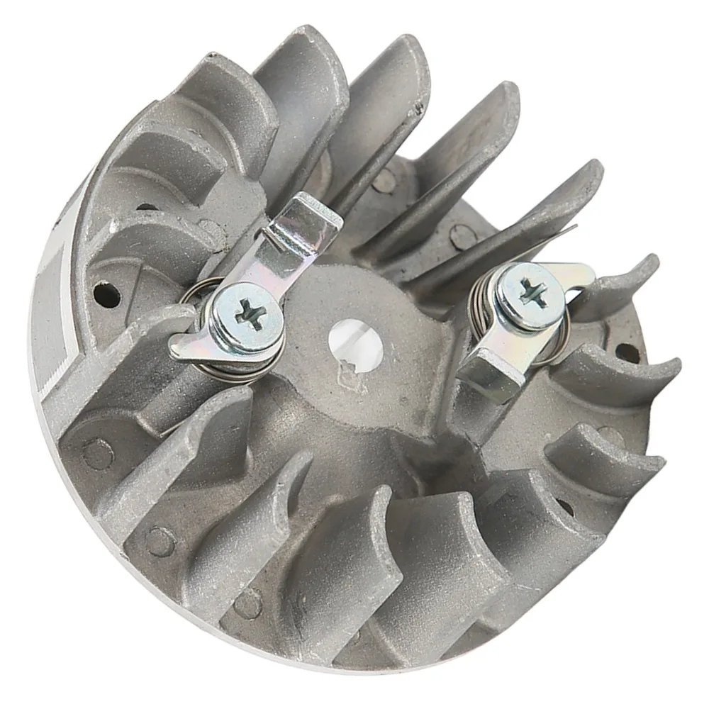 Aluminium Alloy Chainsaw Flywheel Silver Easy to Install Garden Tool Replacement Compact for Husqvarna 137 137e