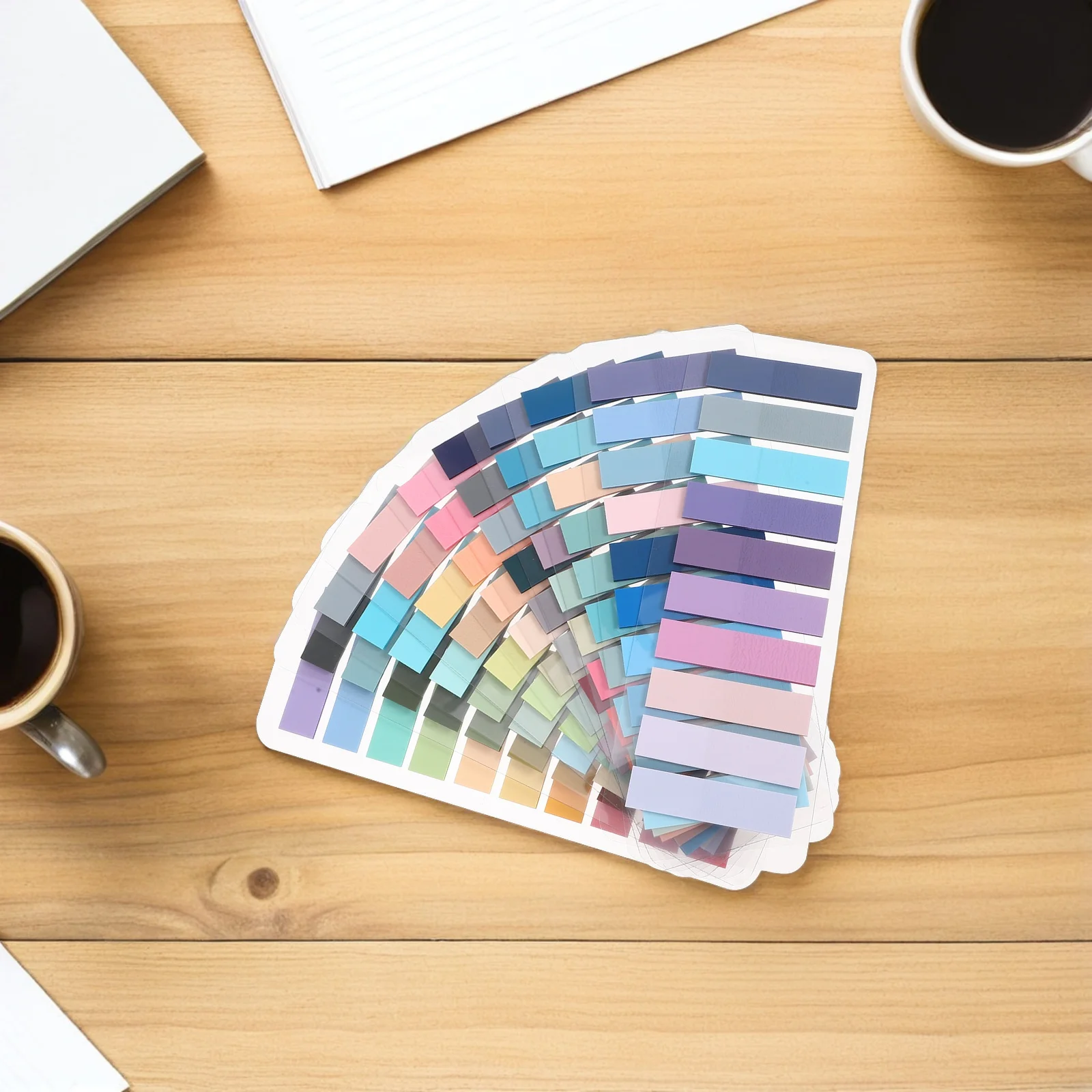 

2000pcs Index Label Stickers Self Adhesive Color Coding Tabs For Books Notebooks Files Removable Sticky Page Markers Study