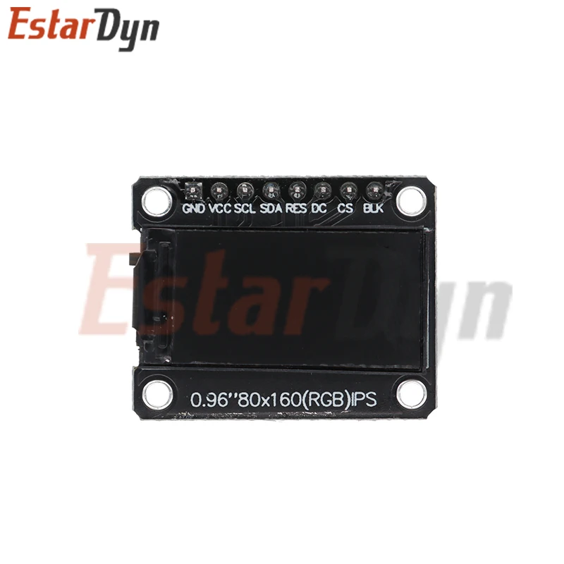 0.96 / 1.3 Inch Ips 7P Spi Hd 65K Full Color Lcd Module St7735 Drive Ic 80*160 (Niet Oled) Voor Arduino