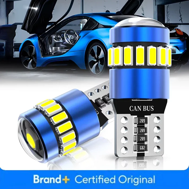 

LupuAuto 2PCS T10 W5W LED No Error 12V Car Side Interior Lights 168 194 3030 SMD For BMW And Audi Super Bright Interior Light