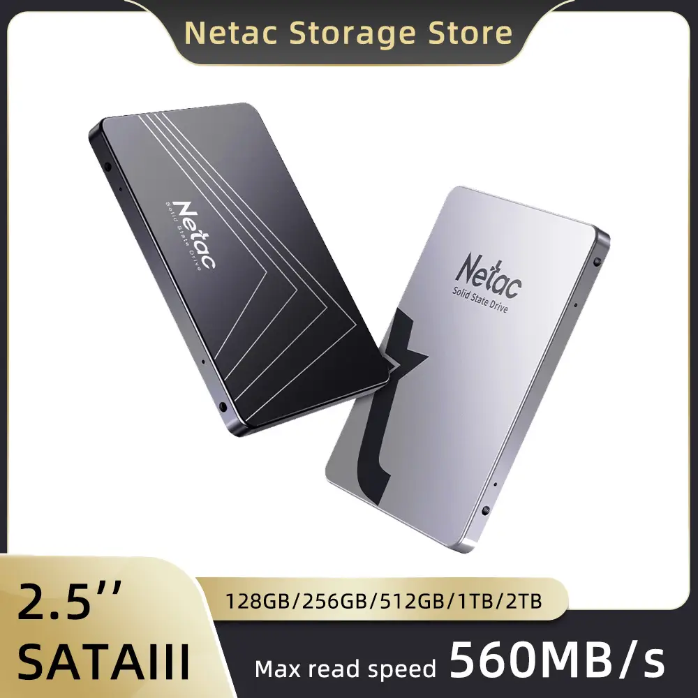 כונן SSD פנימי Netac 4TB 2.5 אינץ' SATA III