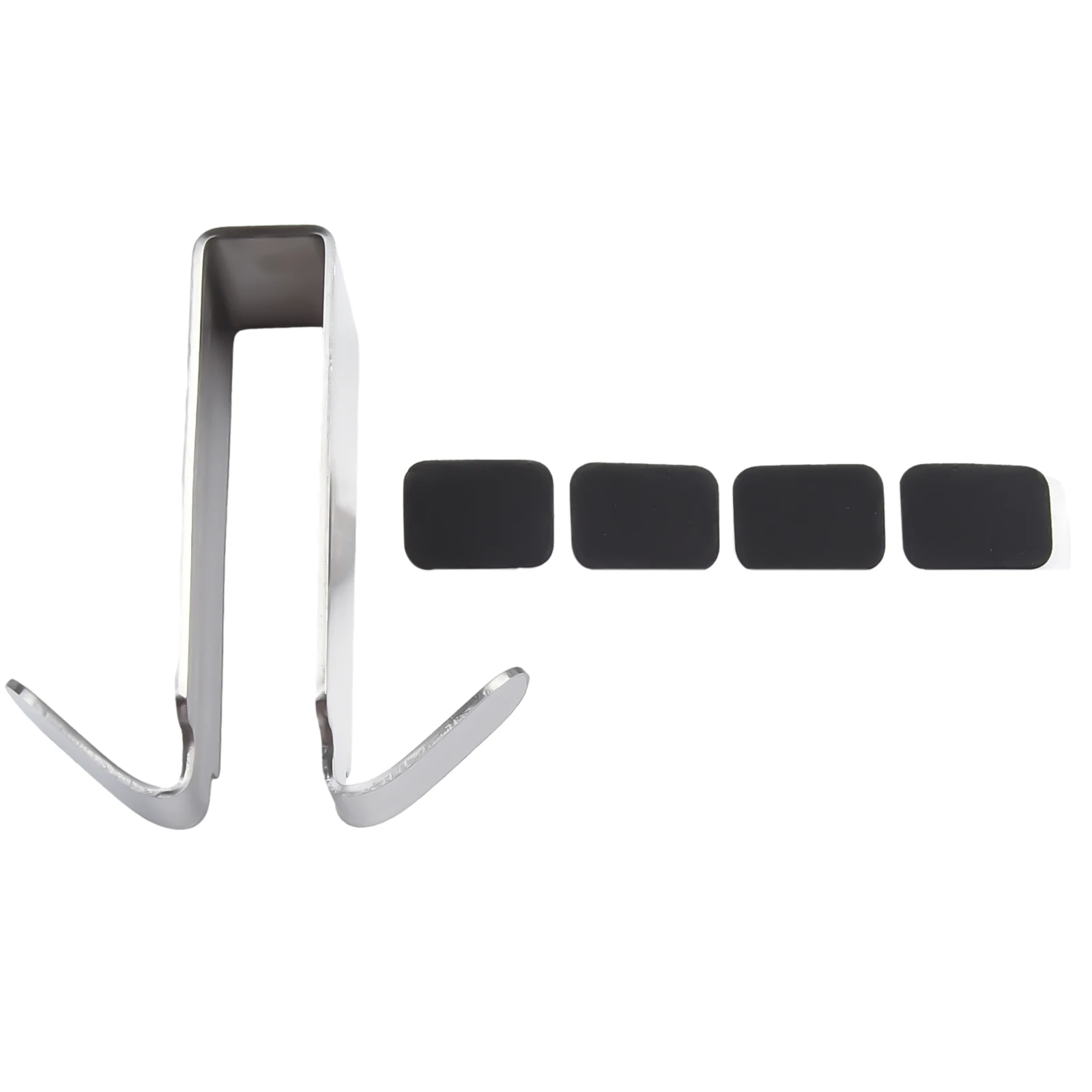 1 Stück Haken Silber Edelstahl Haken Badezimmer Duschtür Handtuchhaken Glastür Haken Aufhänger Halter Hohe Qualität