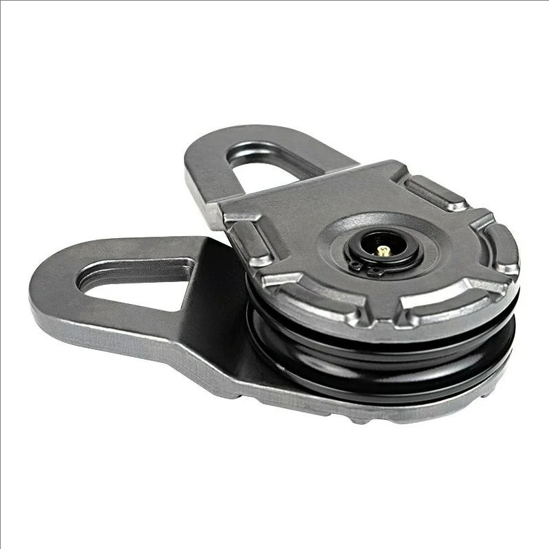 12 Ton Winch Snatch Block High Strength Heavy Duty Manganese Steel Recovery Pulley with Grease Fitting for Off Road 4x4 SUV