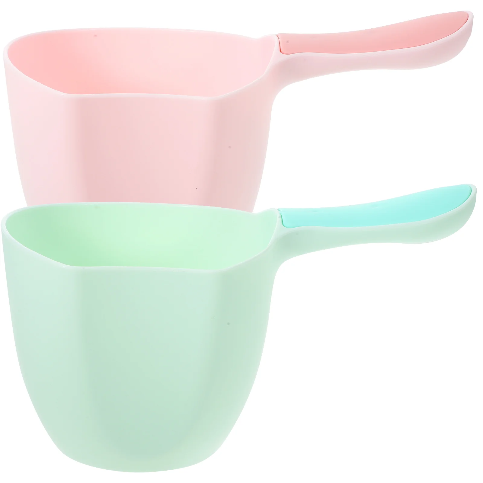 2 Pcs Ladle for Watering Bathtub Baby Plastic Spoon Bathroom Shower Salt Scoop Kitchen Plant Dipper