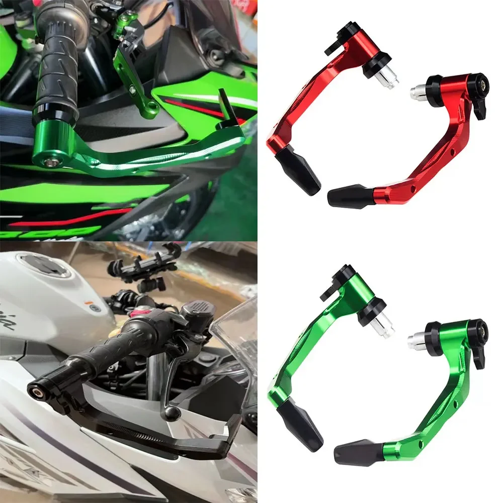 

For Kawasaki Ninja 650 Z900/RS Z650 ZX14R Z400 Handlebar Brake Clutch Levers Protector Guard Handle Bar 7/8in 22mm CNC Aluminum