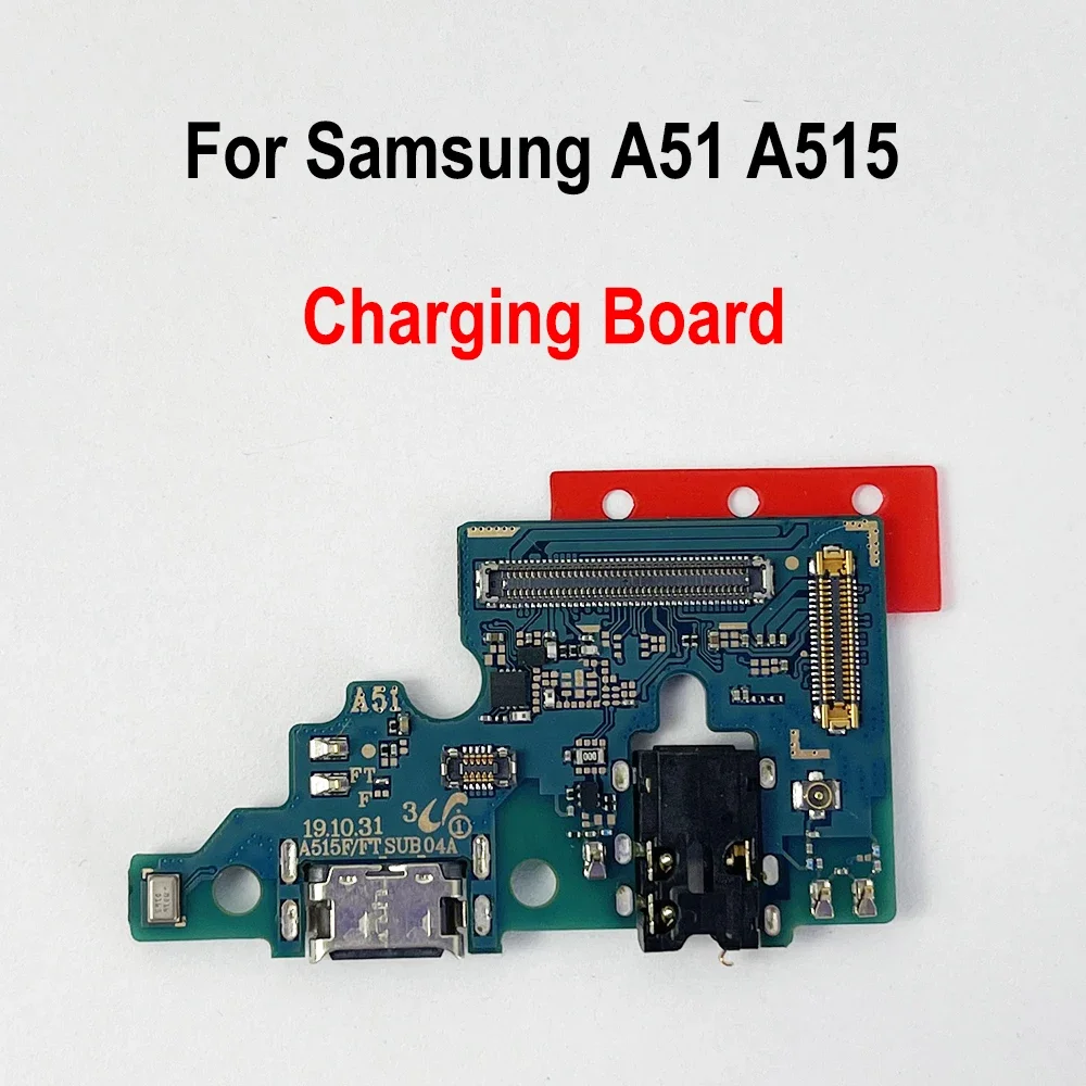 Gefensi Charging Flex Cable For Samsung Galaxy A51 A515 A515F Charging Charge Dock Connector USB Charger Port Dock Flex Cable