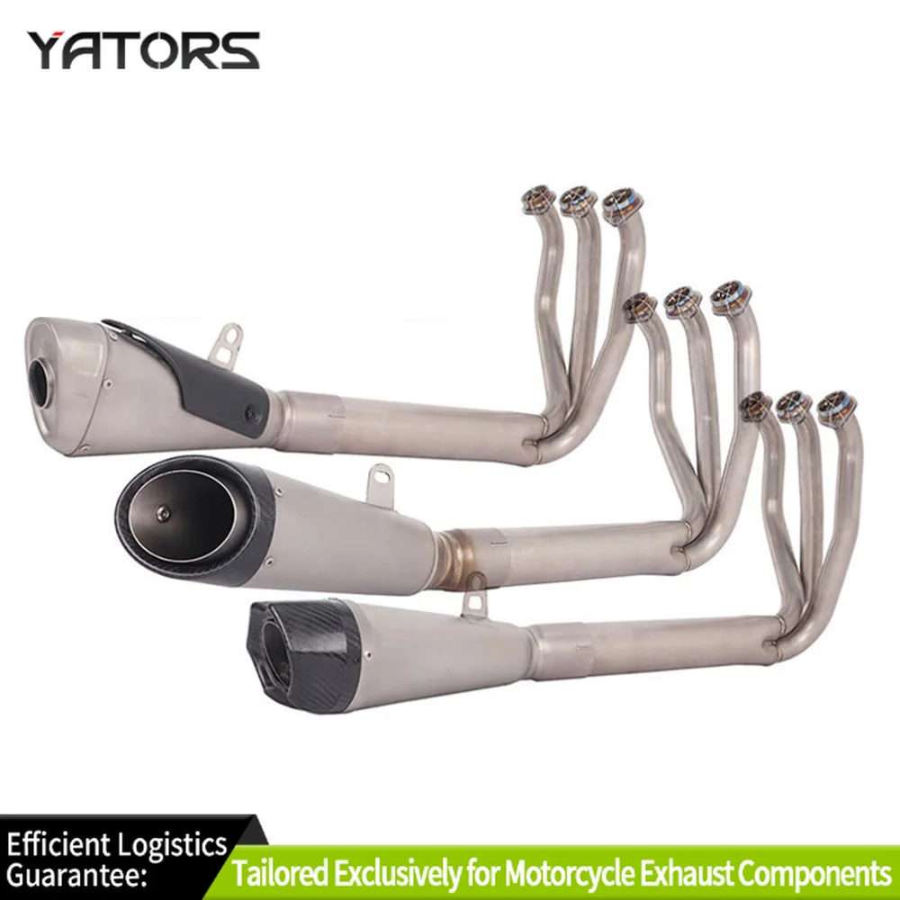 Titanium Low-Mount Full Exhaust for CFMOTO 675SR-R 675SR Exhausts Pipes