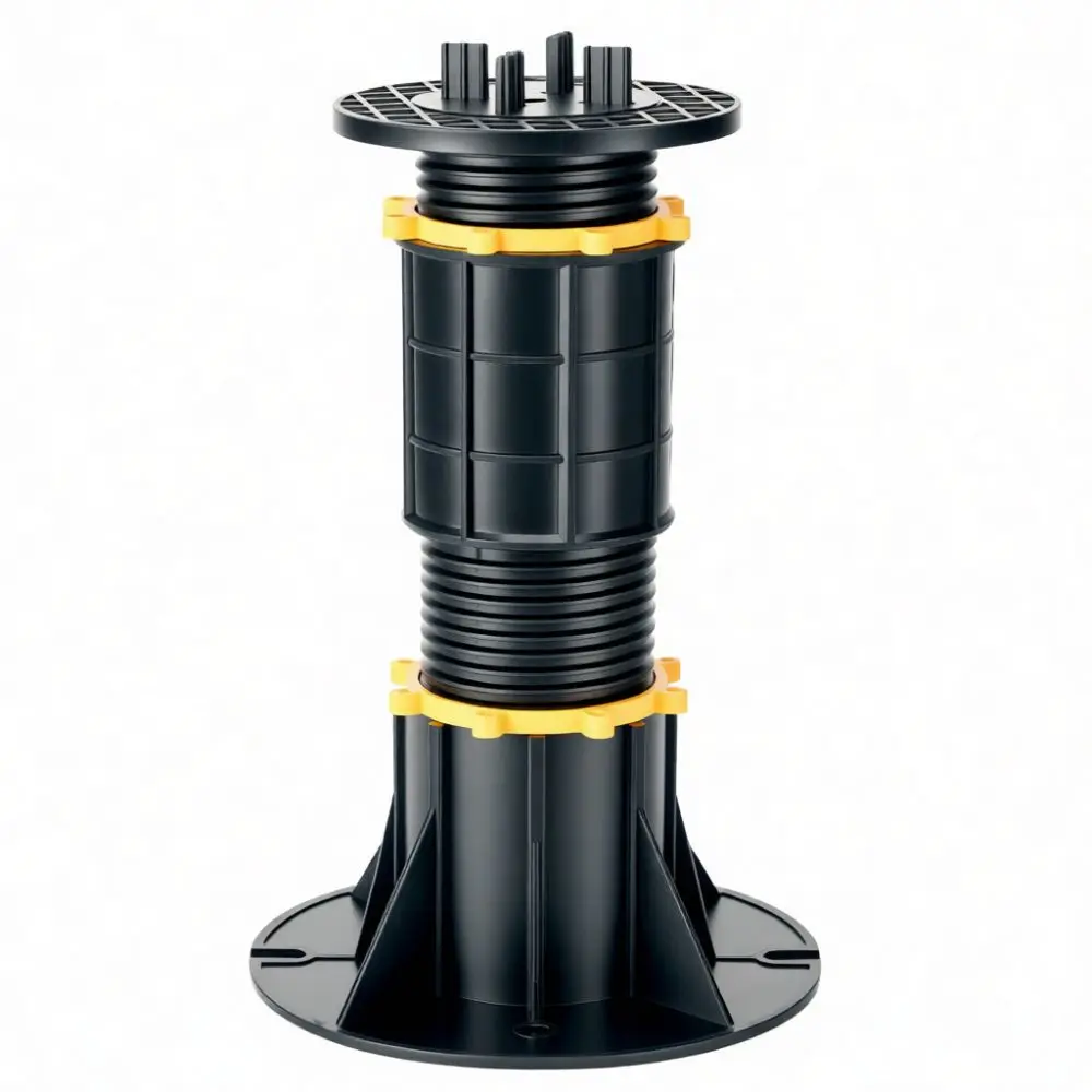 Universal Support Pedestal Adjustable Leveling System For Paver Stone Marble Tiles Balcony Decking Structural Support