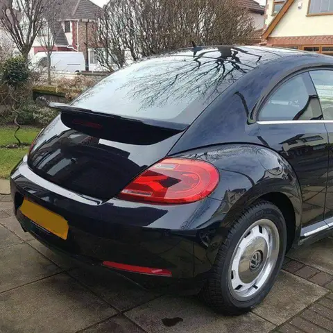 Rear Trunk Spoiler Wing Lip For Volkswagen Beetle 2011 2012 2013 2014 2015 2016 2017 2018 2019 Carbon Fiber Look Tail Roof Lips 10 best sales body kit volkswagen beetle - №7