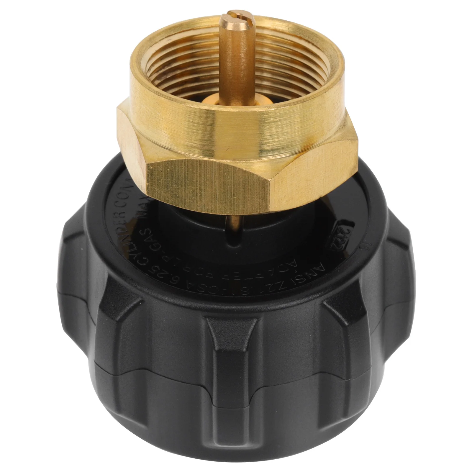 

Propane Tank Adapter Cylinder Tank Coupler Metal Construction for Outdoor Heating Camping Propane Refill Adapter