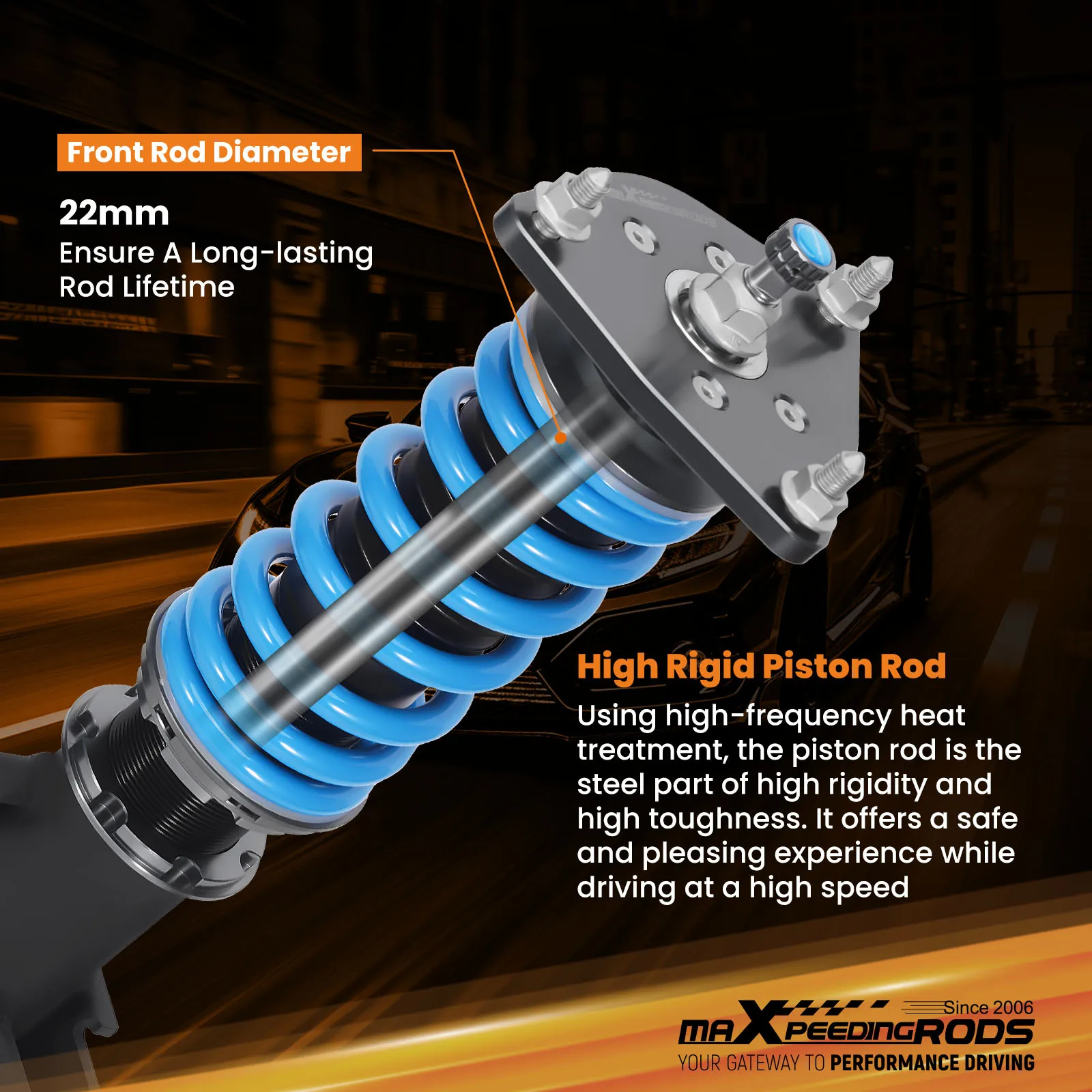 

Койловеры MaXpeedingrods T6 с 24-позиционной регулировкой амортизаторов для Hyundai Genesis Coupe 2008-2010 годов