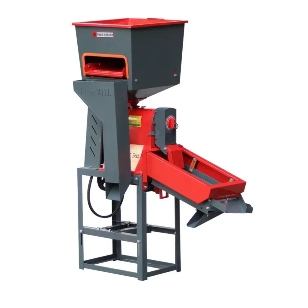 Sell like hot cakes Small household rice milling vibrating sieve fine millet electric rice beating machine rice peeling machine