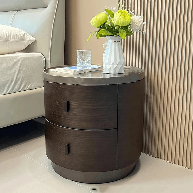 

Modern Minimalist Nightstand Storage Luxury Premium Design Nightstand Classic Drawer Mesa De Cabeceira Bedroom Furniture