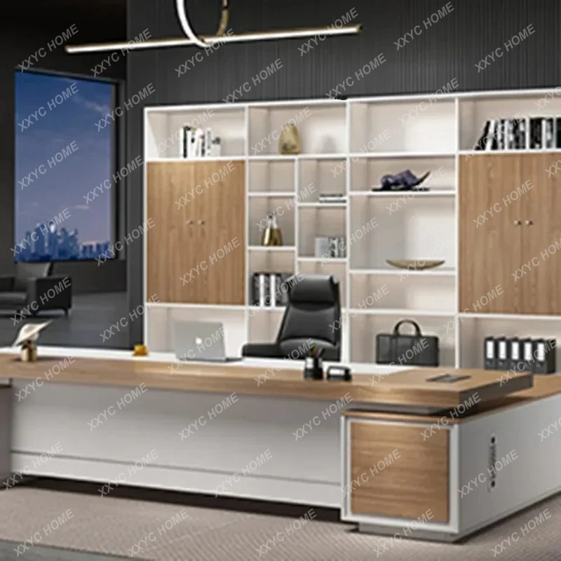 L Executive Office Desk Professional Seating Desk Bedroom Portable Table Reception Display Tavolino Hotel