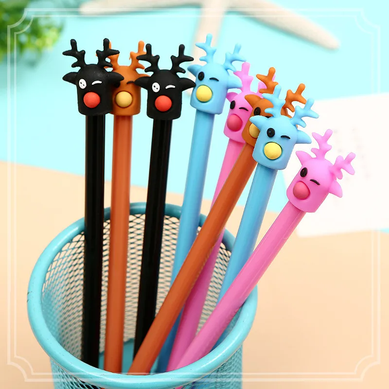 36 Pcs Deer Rollerball Gel Pens Set,Office and School Use Back To School Office Accessories