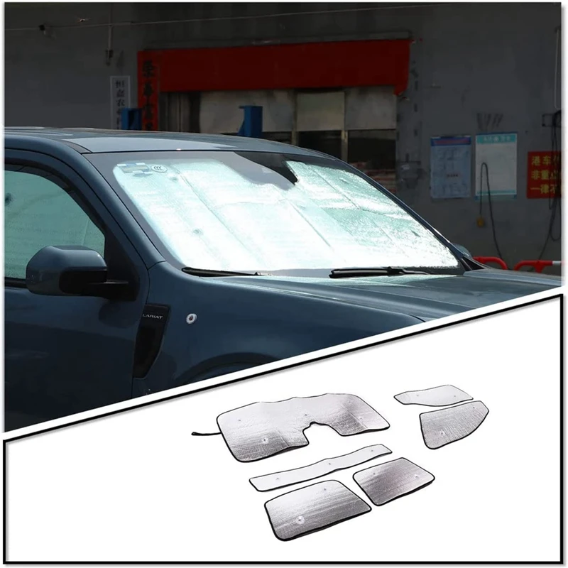 UV Reflector Front Window Sunshade Visor Shield For Ford Maverick 2022 2023 Accessories