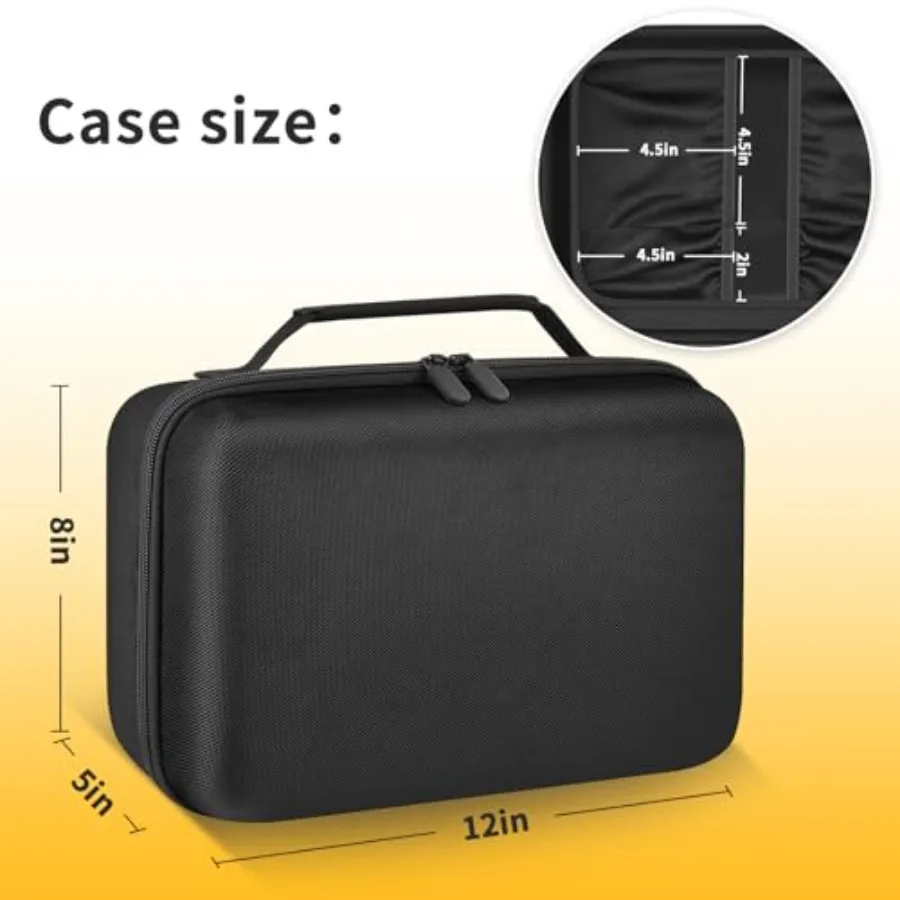 Large Carrying Storage Box Compatible with DEWALT 20V MAX XR Oscillating MultiTool DCS354B DCS356B for Battery Charger Blades S
