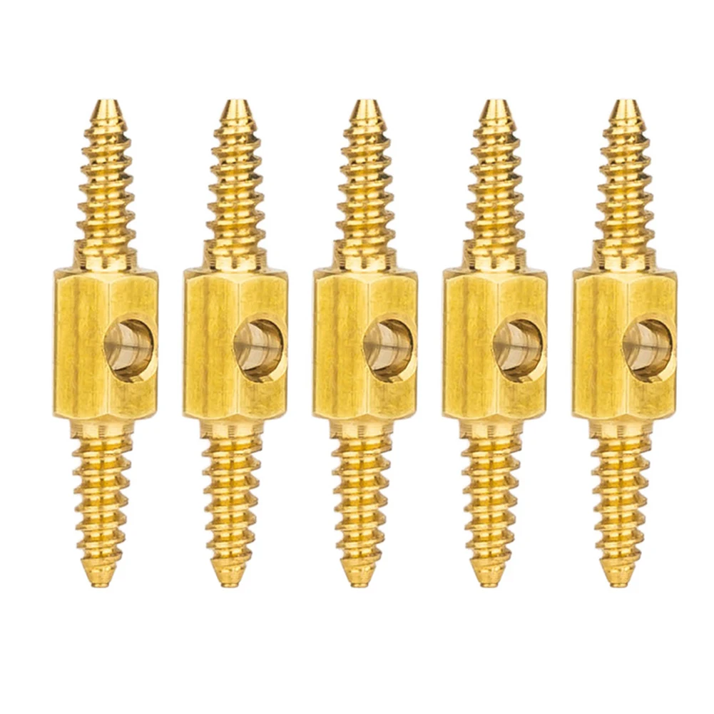Copper Connector Bike Wire Threader Bicycle Maintenance Aesthetic Gold Finish Efficient Installation Process For Brake Systems