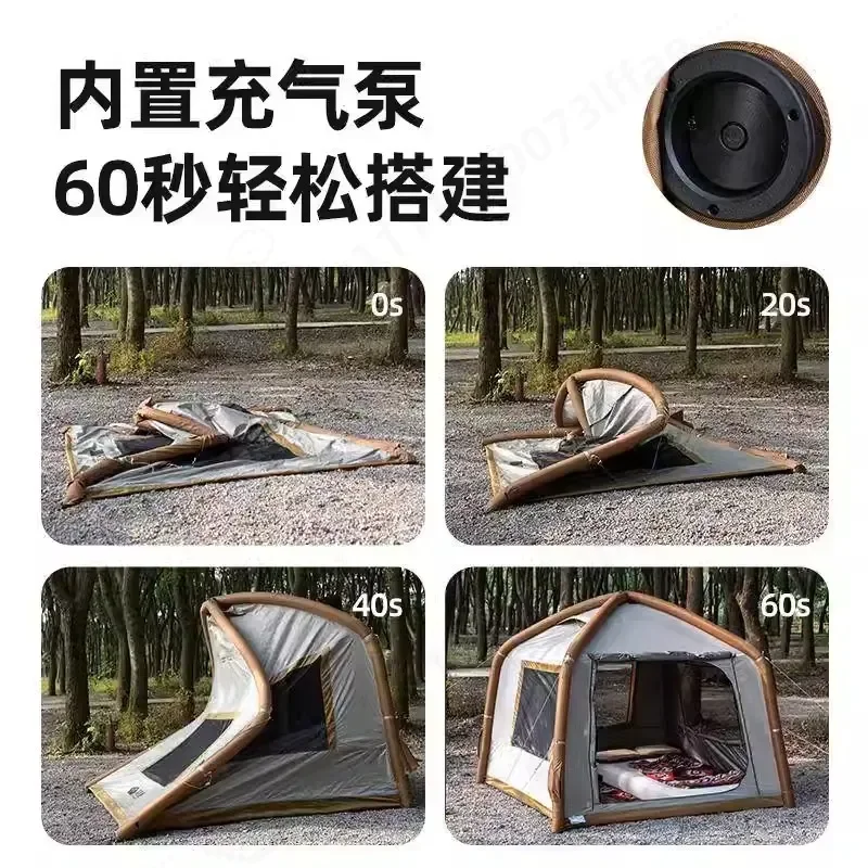 Automatic Speed Open Inflatable Tent Outdoor Camping Overnight Picnic Portable Folding Model