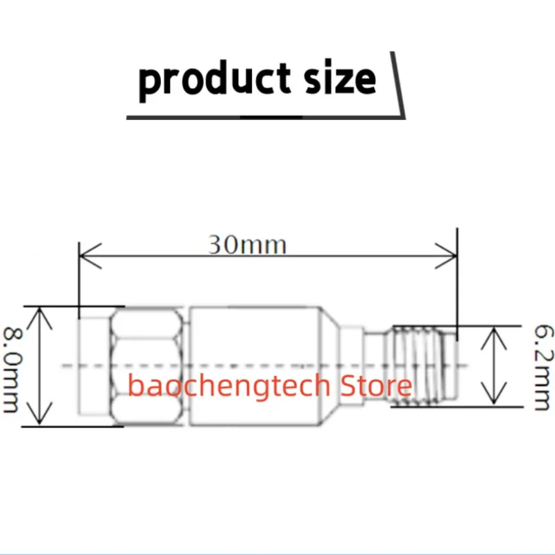 Коаксиальный аттенnuator SMA-JK 2W 3DB 5DB 6DB 10DB 15DB 20DB 30dB, 2 Вт 50Ohm DC-6G 18G RF