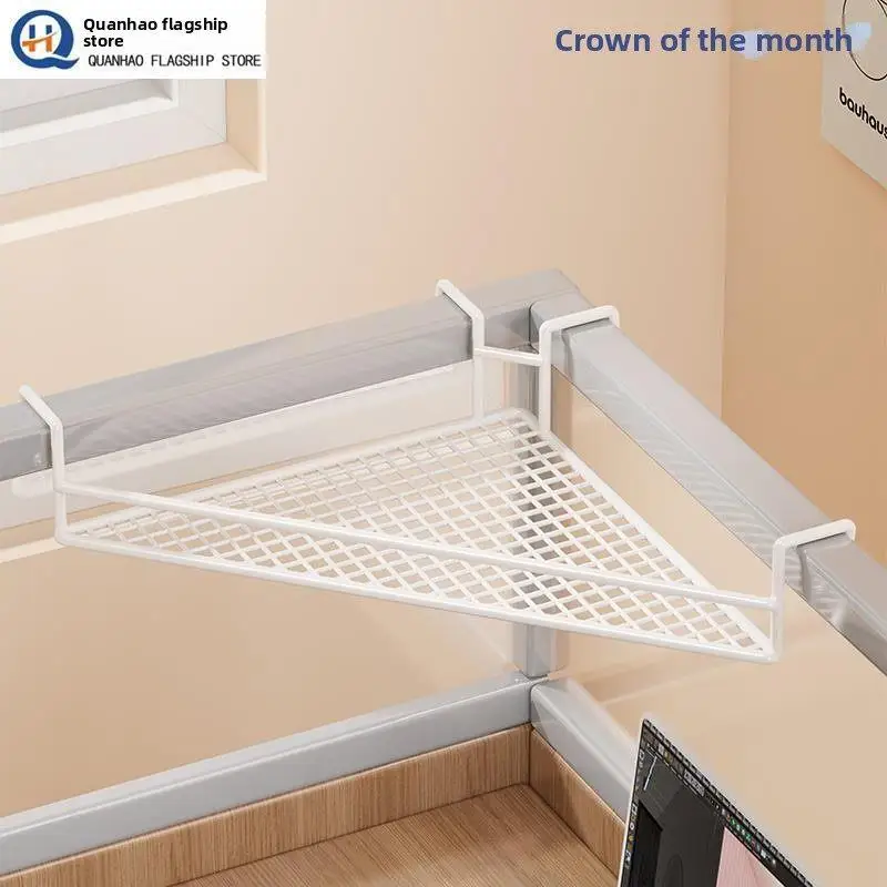 Office Desk Hanging Basket Partition Wall Mounted Storage Rack Workstation Screen Divider Organizer Office Supplies Holder