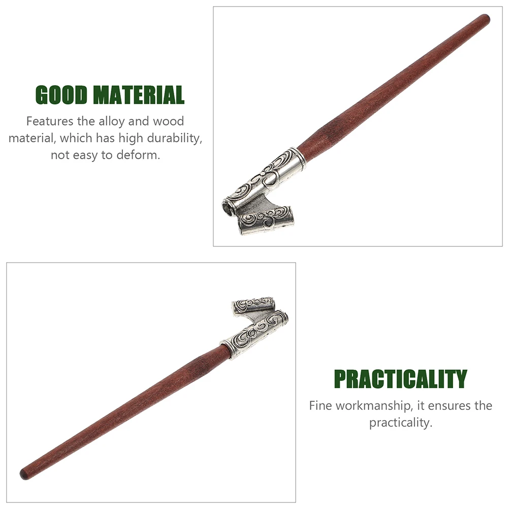 

2Pcs Calligraphy Dip Pen Holder Wood Alloy Material Perfect for Lettering Calligraphy Comic Sketching Art Supplies