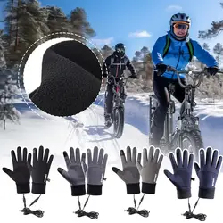 USB beheizte Handschuhe wasserdichte Winter Snowboard handschuhe wasserdichte Outdoor-Camping Skifahren Motorrad Fahrrad handschuh