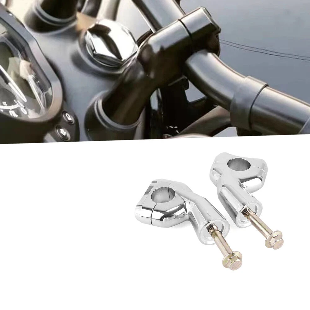 

Motorcycle Chrome Front Handlebar Risers Parts For Triumph Bonneville T100 T120 Bobber