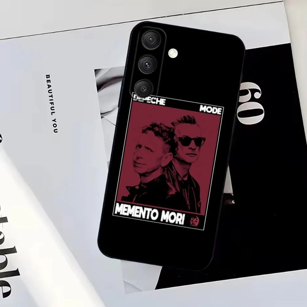 D-Depeche band M-ModeS Phone Case For Samsung S25,S24,S23,S22,S21,S20,S10,Ultra,Plus,Lite,FE,Soft Silicone Black Cover