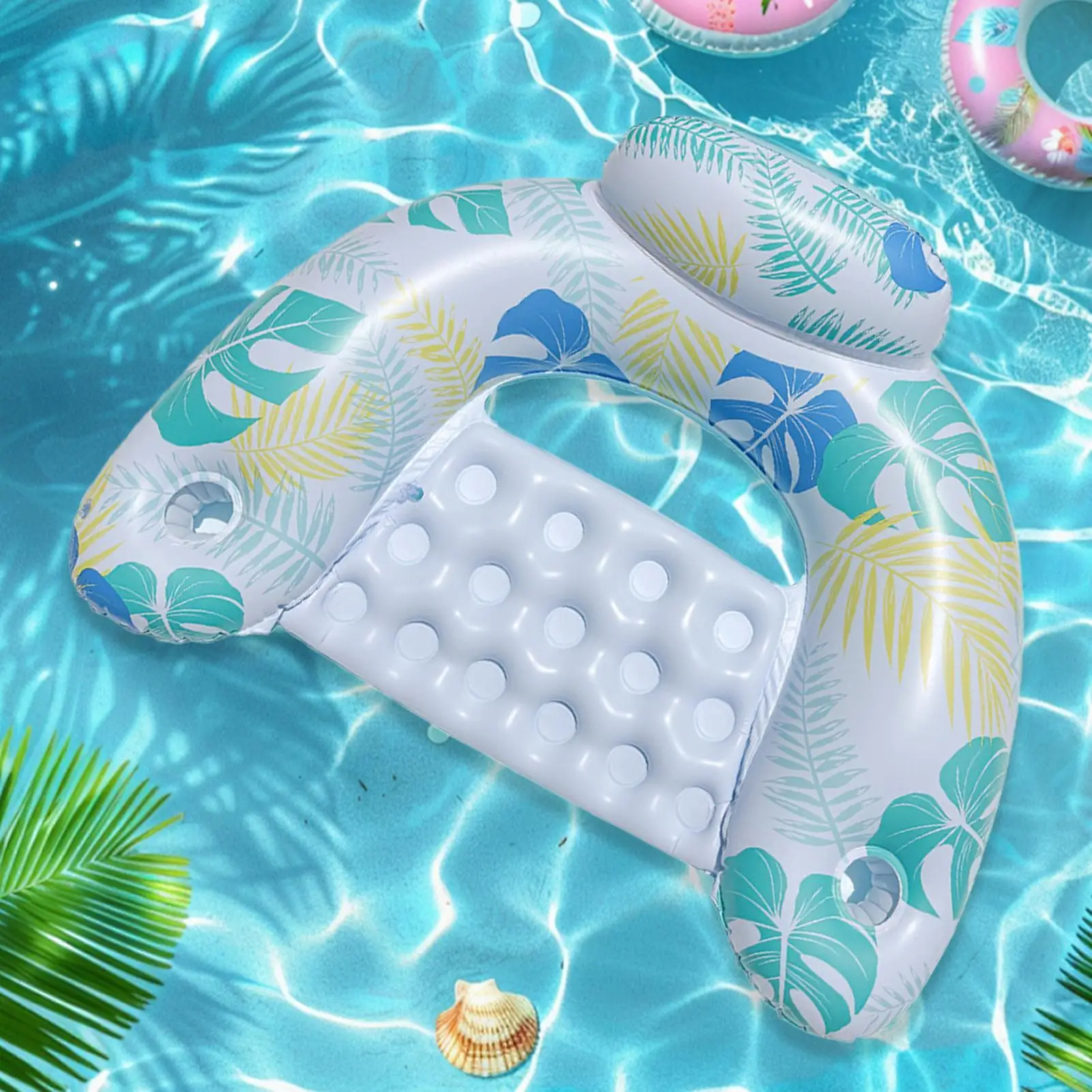 Stoeldobbers voor volwassenen Zwembad Drijvende stoel Lounge Opblaasbaar Comfortabel Opblaasbaar Floaties Veelzijdige waterligstoel voor strand