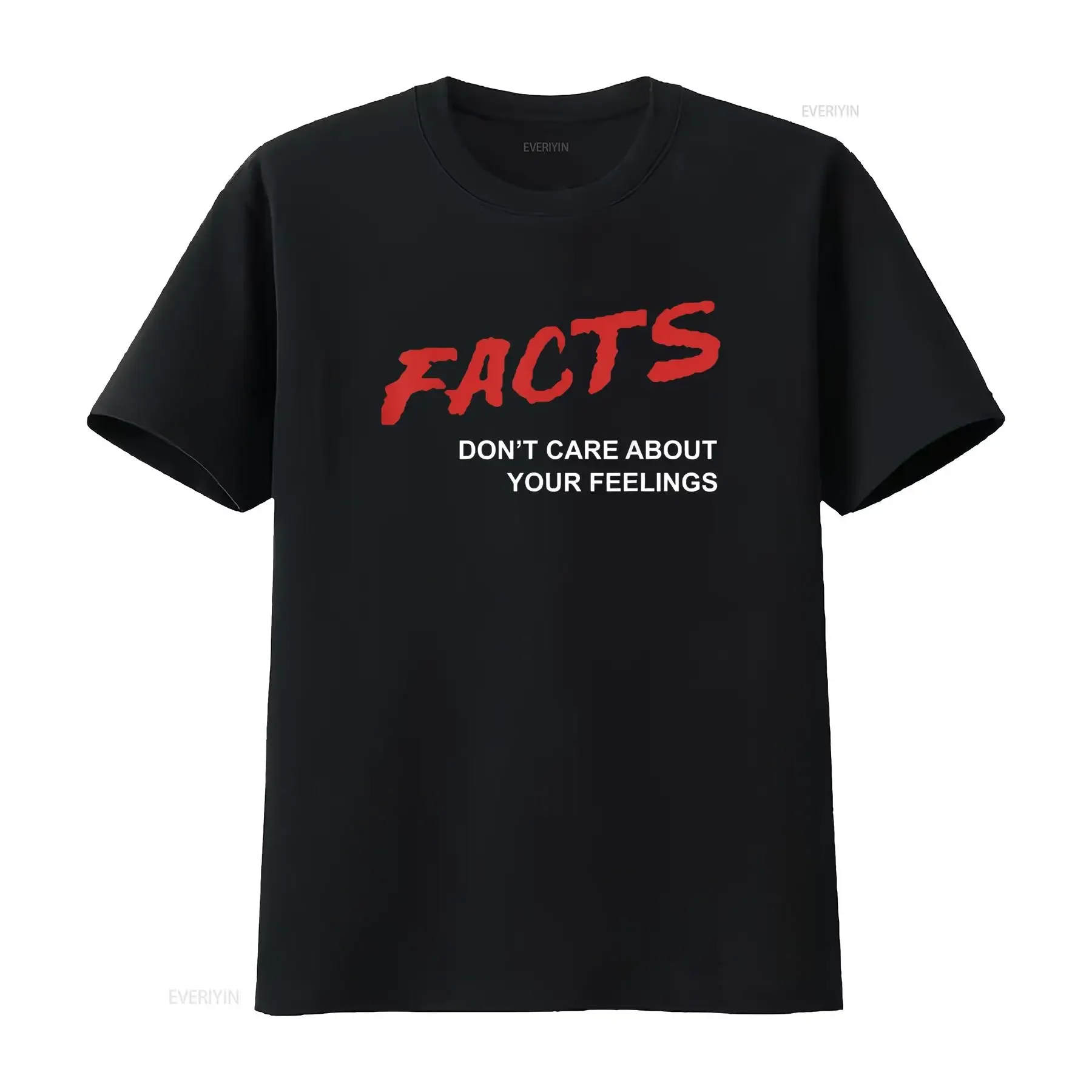 Facts Don t Care About Your Feelings Music Video Shirt vintage Washed Casual Versatile graphic Soft Breathable streetwear