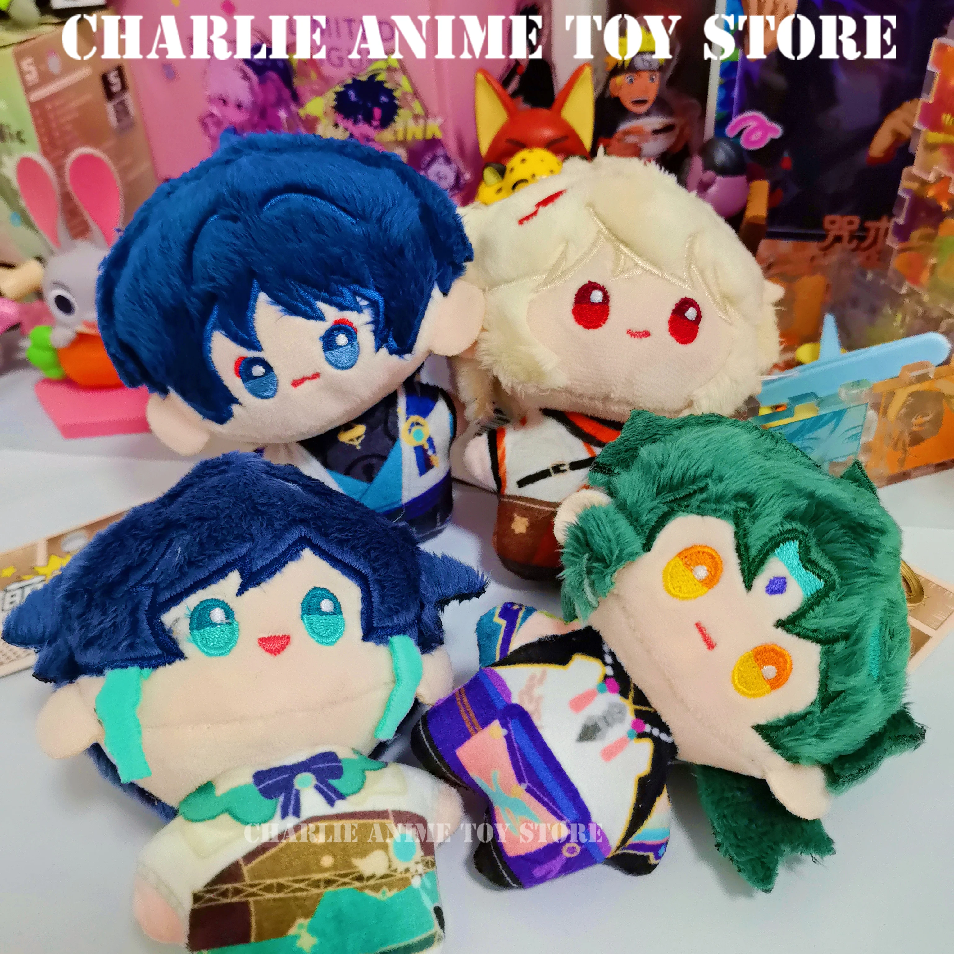 

New Genshin Impact Plush Pendant Kawaii Wanderer Ganyu Plush Stuffed Doll 10CM Cosplay Prop Backpack Decoration Fan Gifts