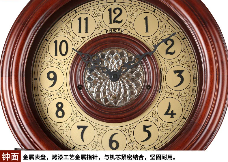 American mechanical floor clock European living room clock creative European style