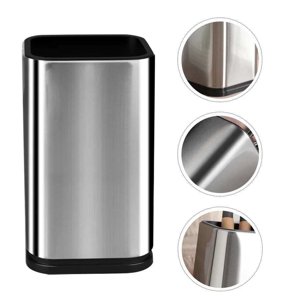 

Household Cutlery Storage Holder Stainless Steel Multi-Function Chopstick Spoon Fork Utensil Holder Kitchen Desktop Organizer