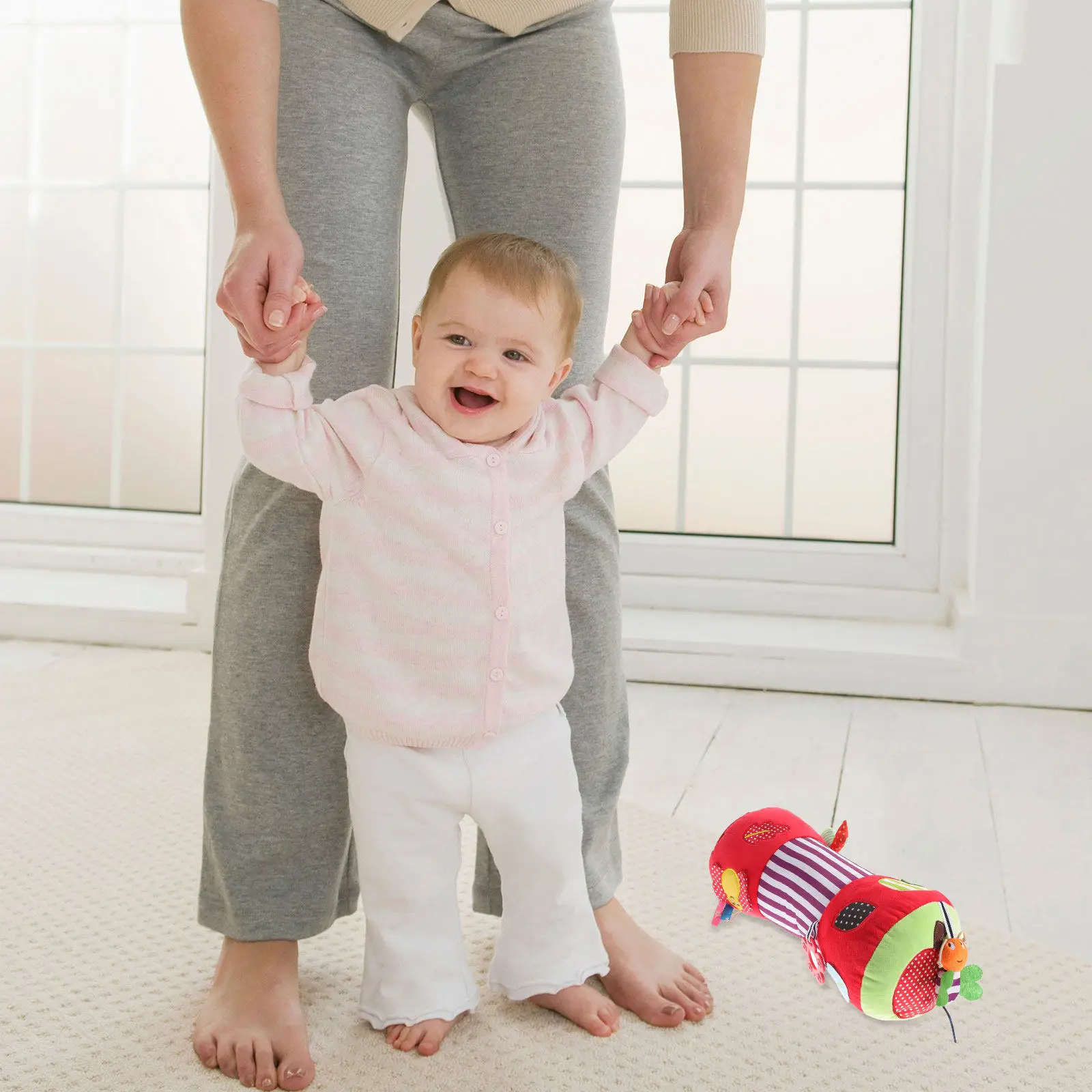 

Подушка-валик для ползания новорожденных, развивающая моторику, мягкая подушка-валик для тренировки ползания младенцев