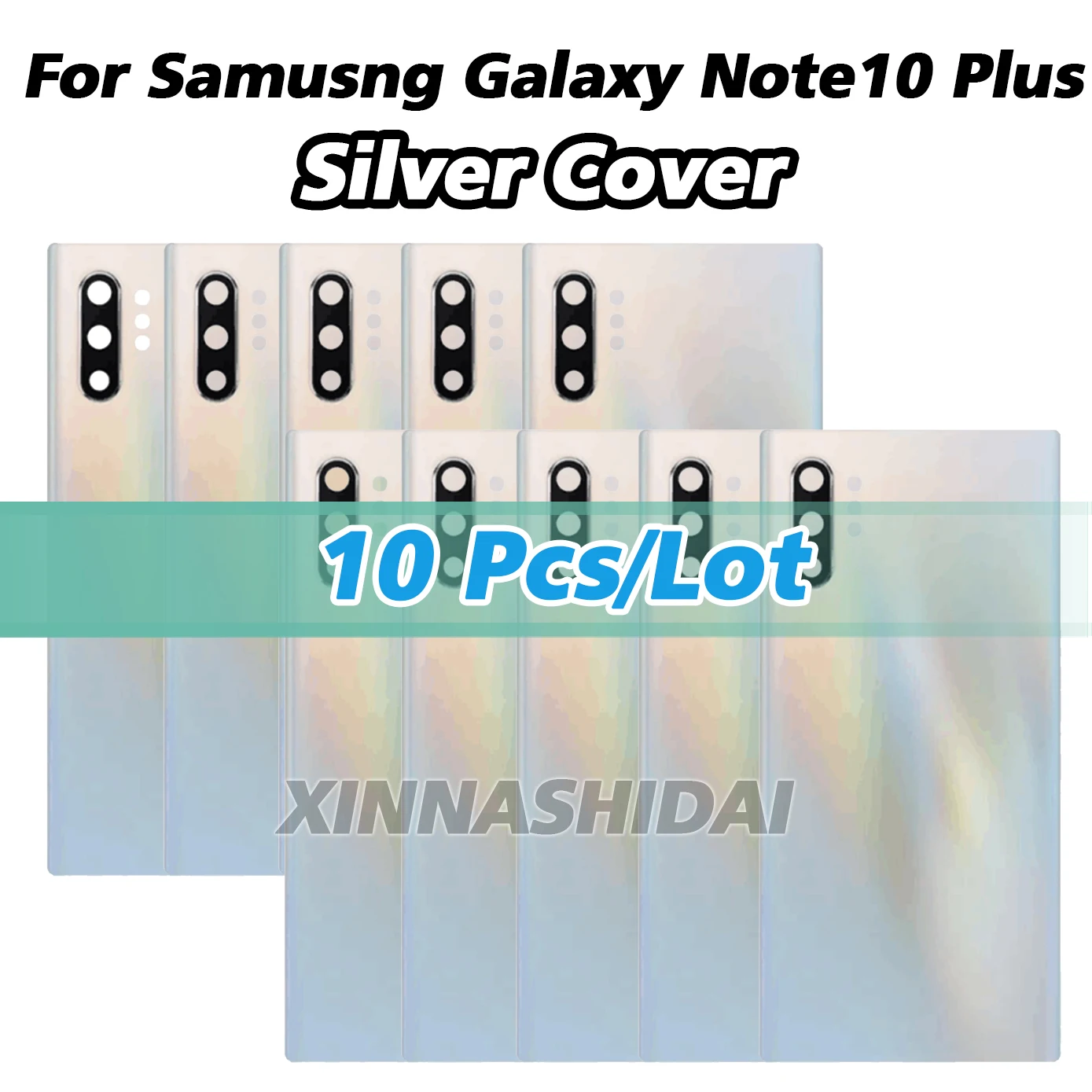 10pcs silver cover
