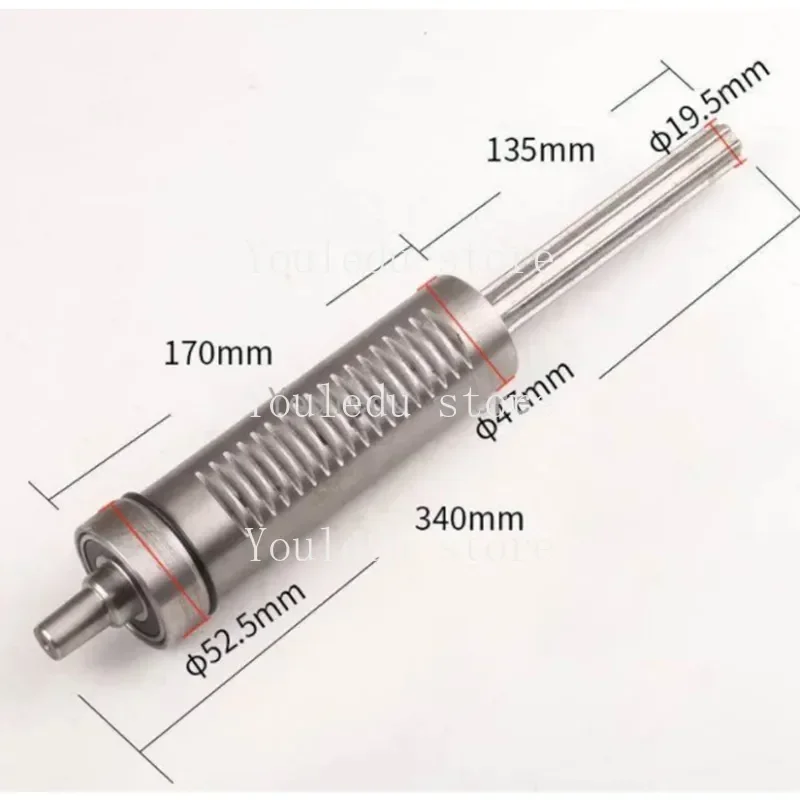 16MM Bench Drill Parts Main Shaft,Drive Shaft Spline Sleeve Gear Shaft Pulley Drilling Machine Accessories