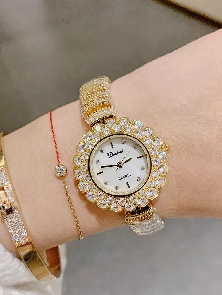dinimi-the-new-simple-round-diamond-set-women's-watch-casual-fashion-bracelet-light-luxury-full-diamond-temperament