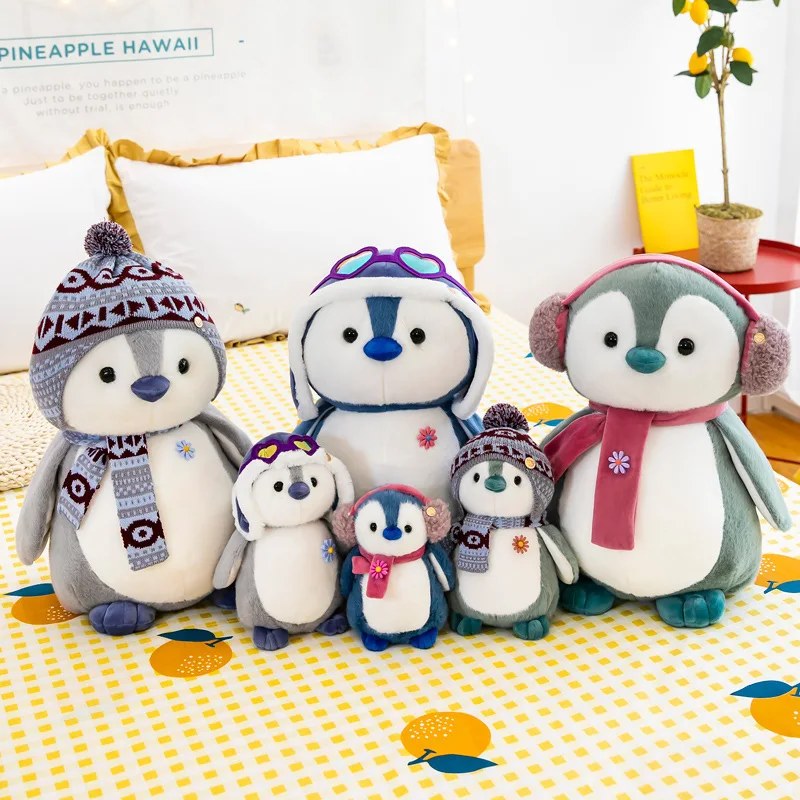 

Новые горячие подарки Kawaii, мягкий пингвин, плюшевые игрушки, высокое качество, мягкие куклы, модная игрушка для детей, милые девушки, Рождество