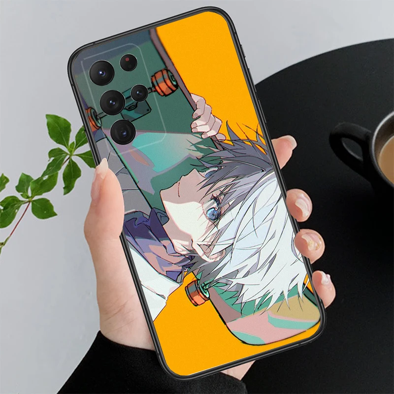 

Hunter × Hunter Killua Zoldyck Phone Case For Samsung Galaxy S25 S24 S23 S22 S21 Ultra S24 S23 S22 S21 S25 Plus S24 S20 FE