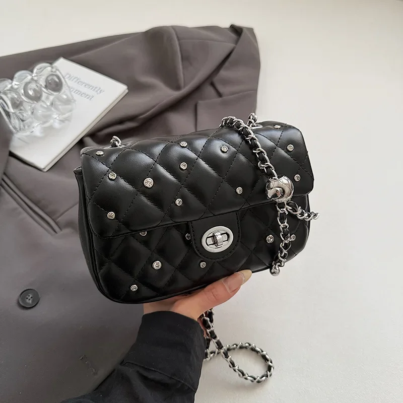 

Trendy Paris-Inspired Crossbody Handbag - Minimalist Vintage Leather Clutch High-End Casual Tote Women's Messenger Shopper Bag