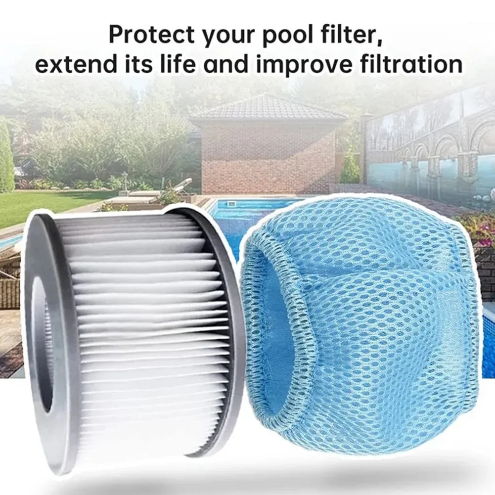 

AT84-Protective Nets Mesh Cover For Mspa Inflatable Pools Hot Tub Filter Spa Supplies Parts