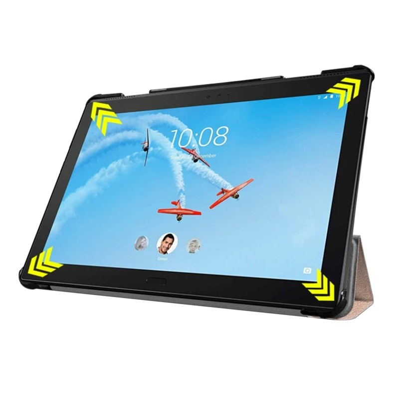 สําหรับ Lenovo Tab P10 ป้องกันกรณี Tb-X705F/N Hibernation หนัง 10.1 นิ้ว Anti-DROP กรณีผู้ถือ