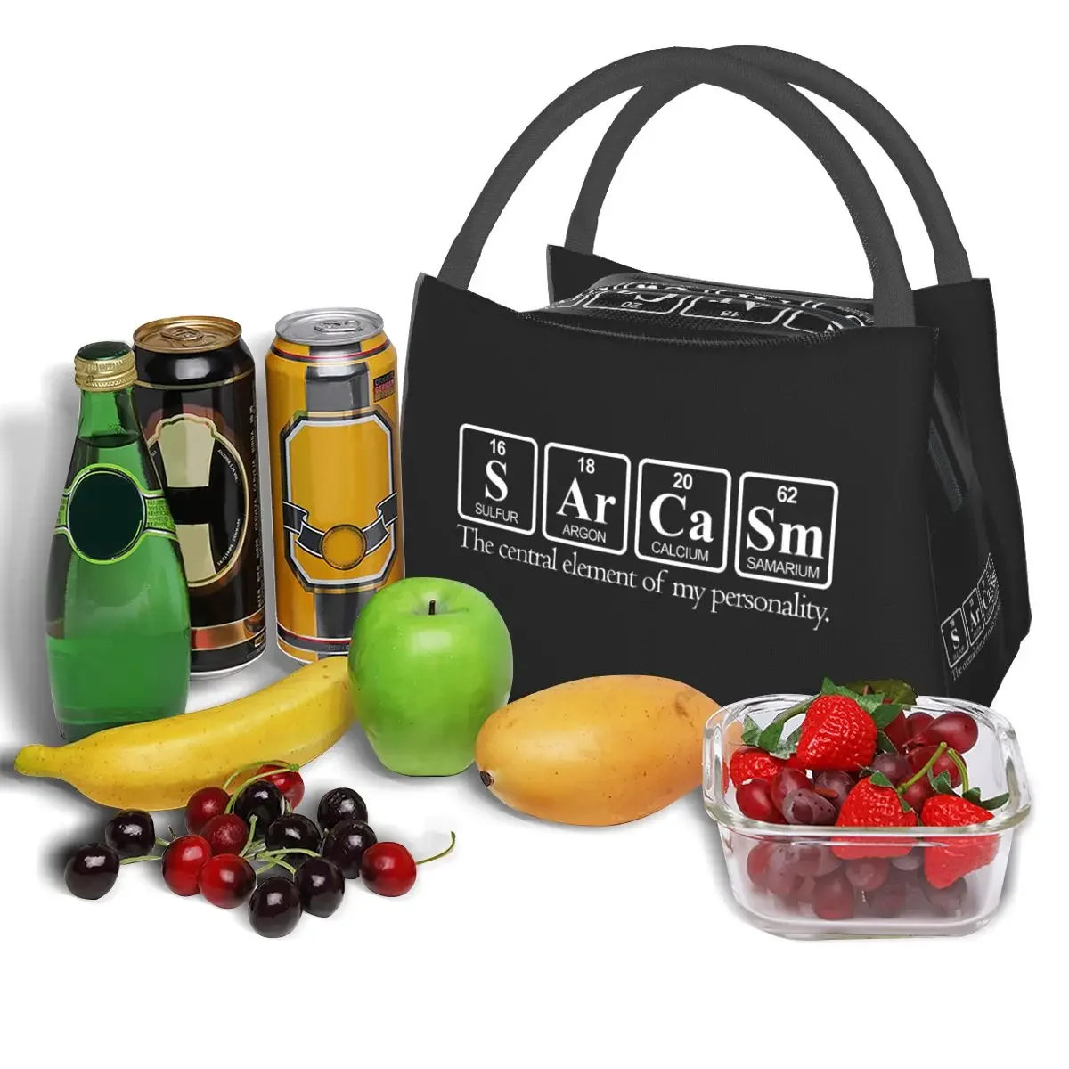 Science Chemistry Print Lunch Bag Fashion Outdoor Picnic Lunch Box For Women Casual Print Tote Food Bags Oxford Cooler Bag