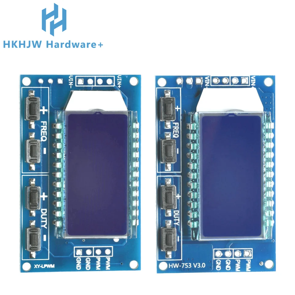 1Hz-150KHz Signal Generator Module Adjustable PWM Pulse Frequency Function Generator Duty Cycle TTL LCD Display 5V XY-LPWM