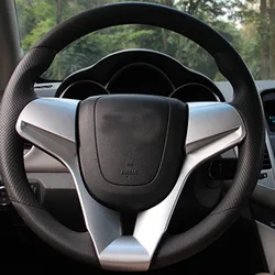 Interior Car Steering Wheel Decoration Cover Trim for Chevrolet Cruze Sedan Hatchback 2009 - 2014 Accessories